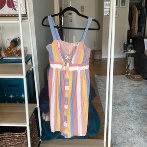 Madewell Striped Summer Dress